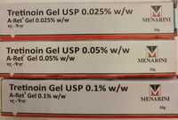 Tretin Riduri Gel A-Ret Menarini 0.05%,0.025% ,0.1% Retinol