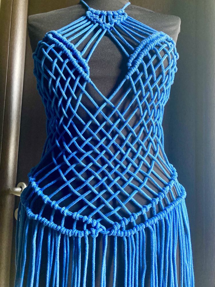 Rochie macrame Handmade Unicat