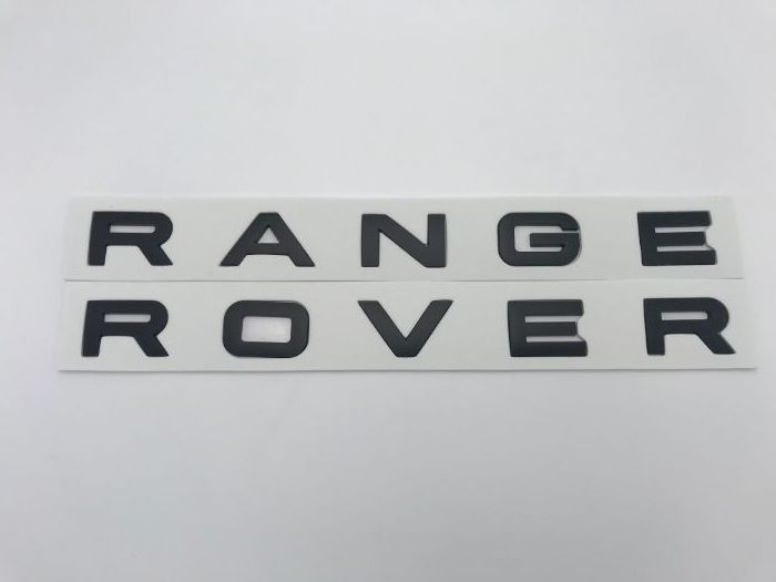 Emblema compatibila Range Rover negru mat