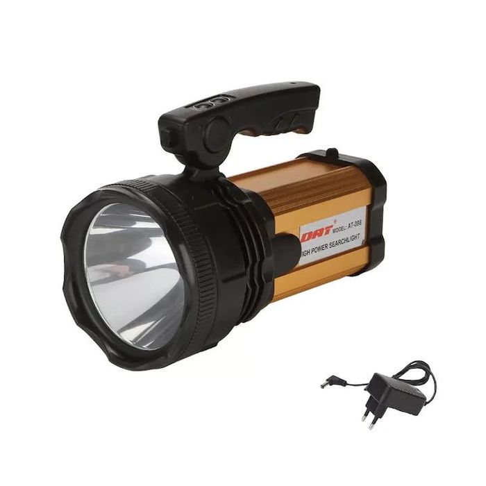 МОЩЕН Акумулаторен LED фенер прожектор  DAT A398 далекобоен 800м