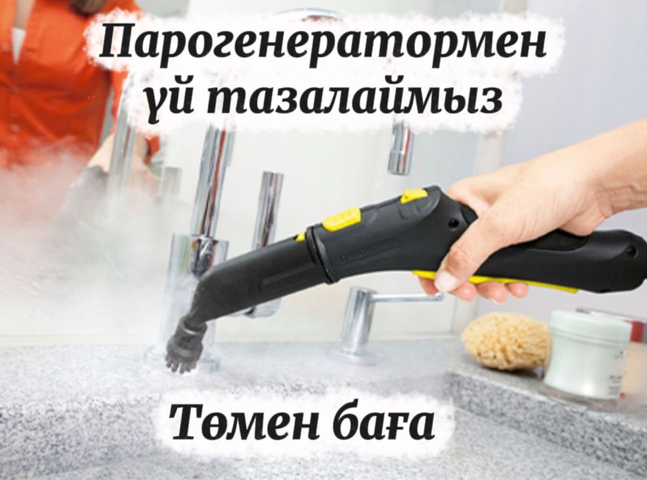 Парогенератормен үй тазалаймыз. Химчистка