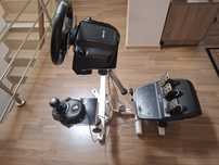 Volan Logitech si playseat Arozzi