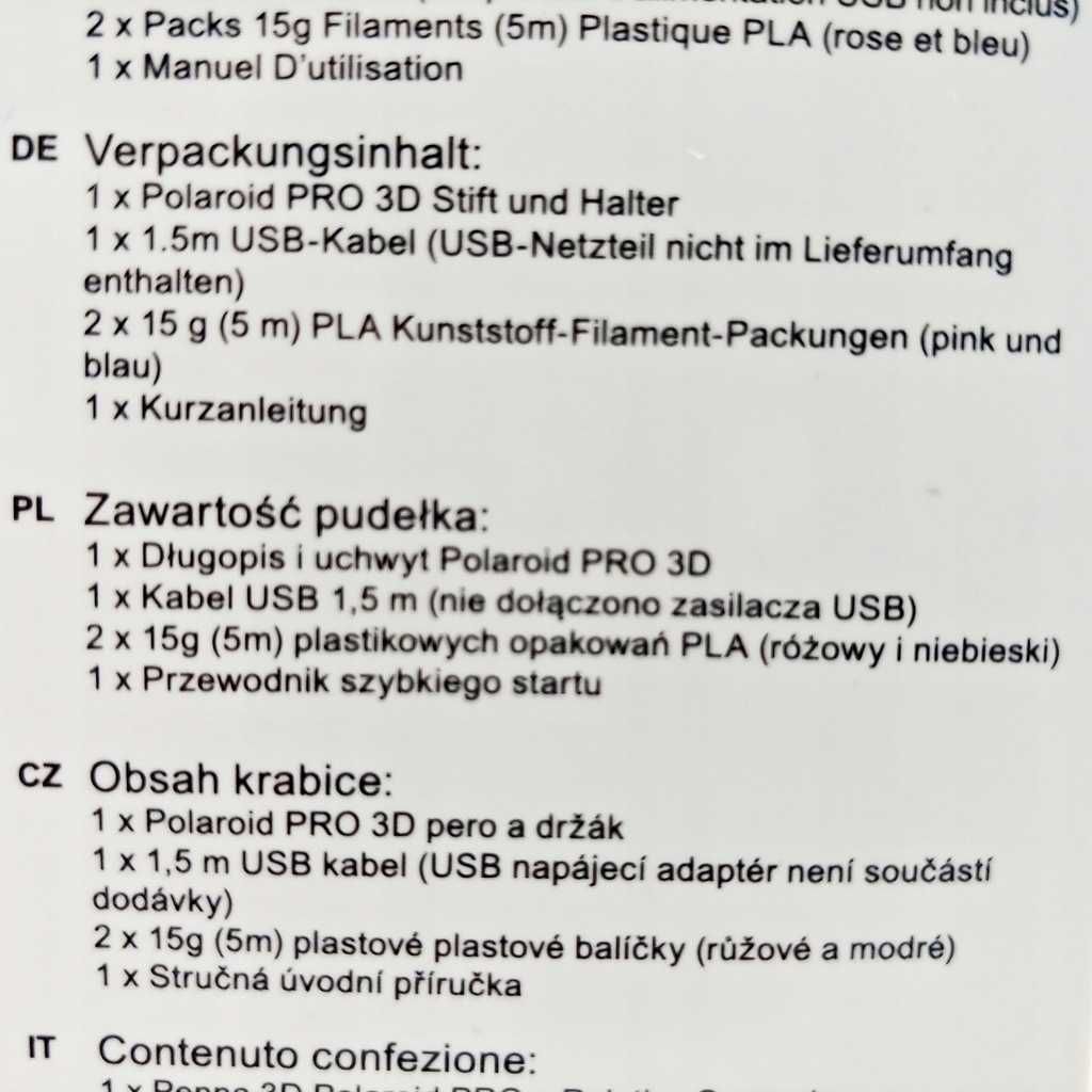 3D писалка Polaroid PRO
