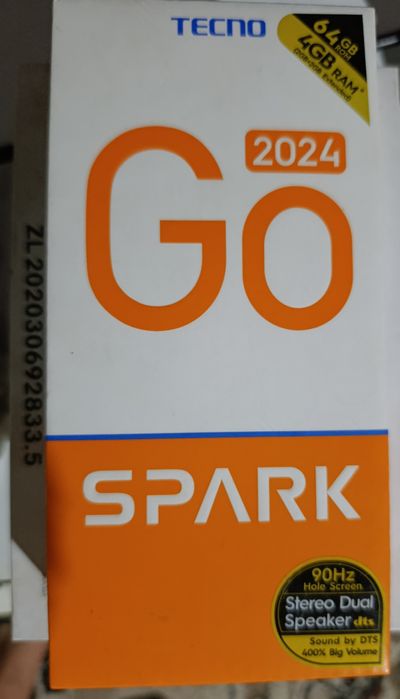 Tecno Spark holati yangidek