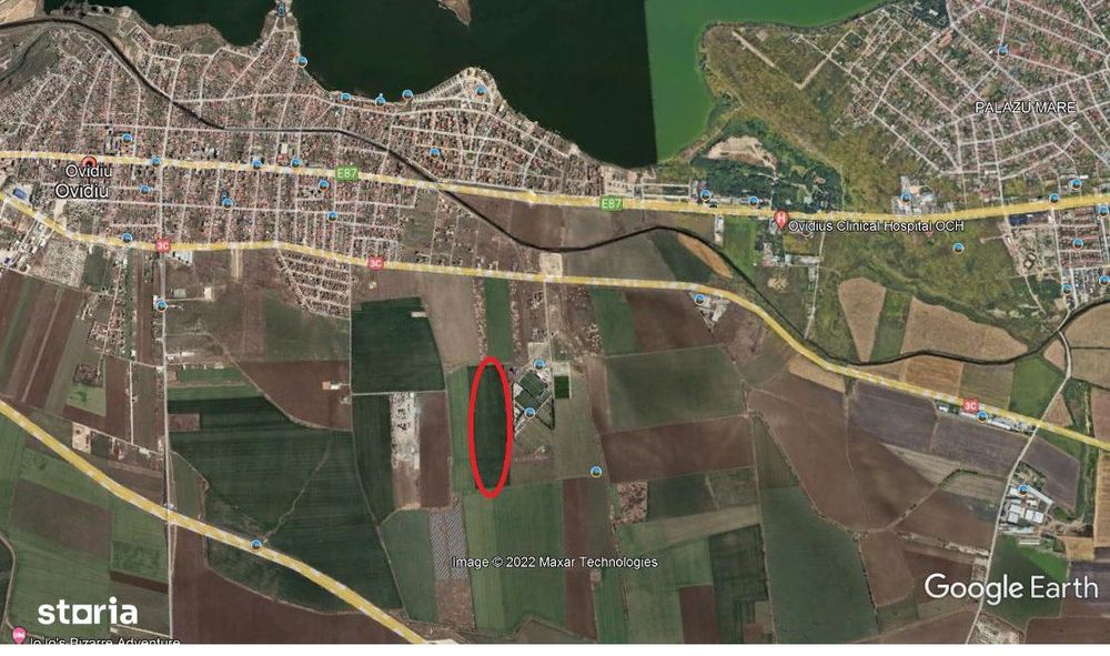 Teren de vanzare Ovidiu zona Academia Hagi