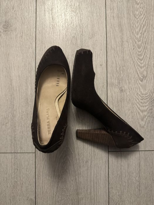 Pantofi piele, maro