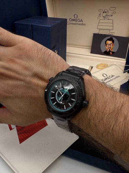 omega seamaster worldtimer black