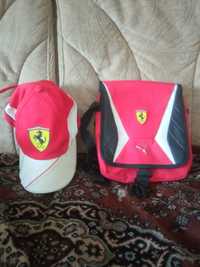 Сумка и кепка Феррари Ferrari