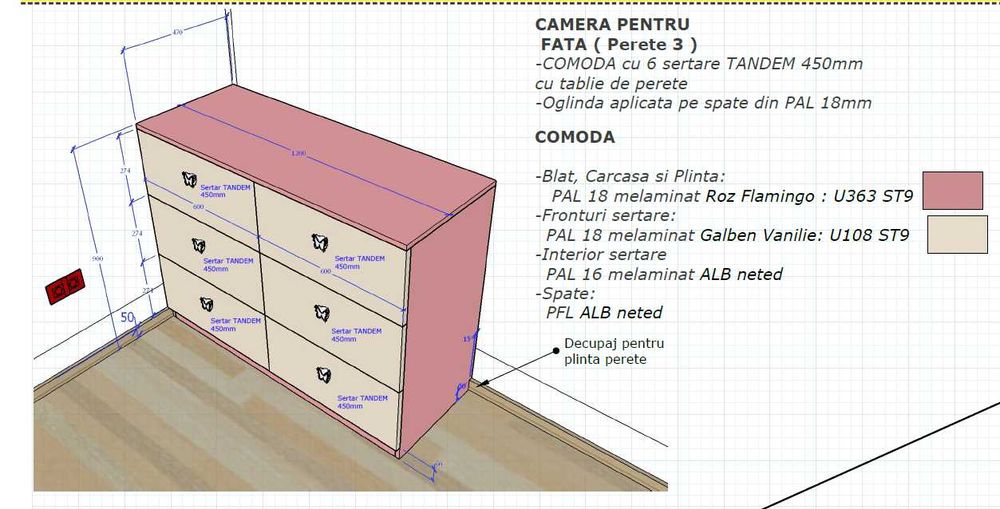 Set mobilier dormitor copii