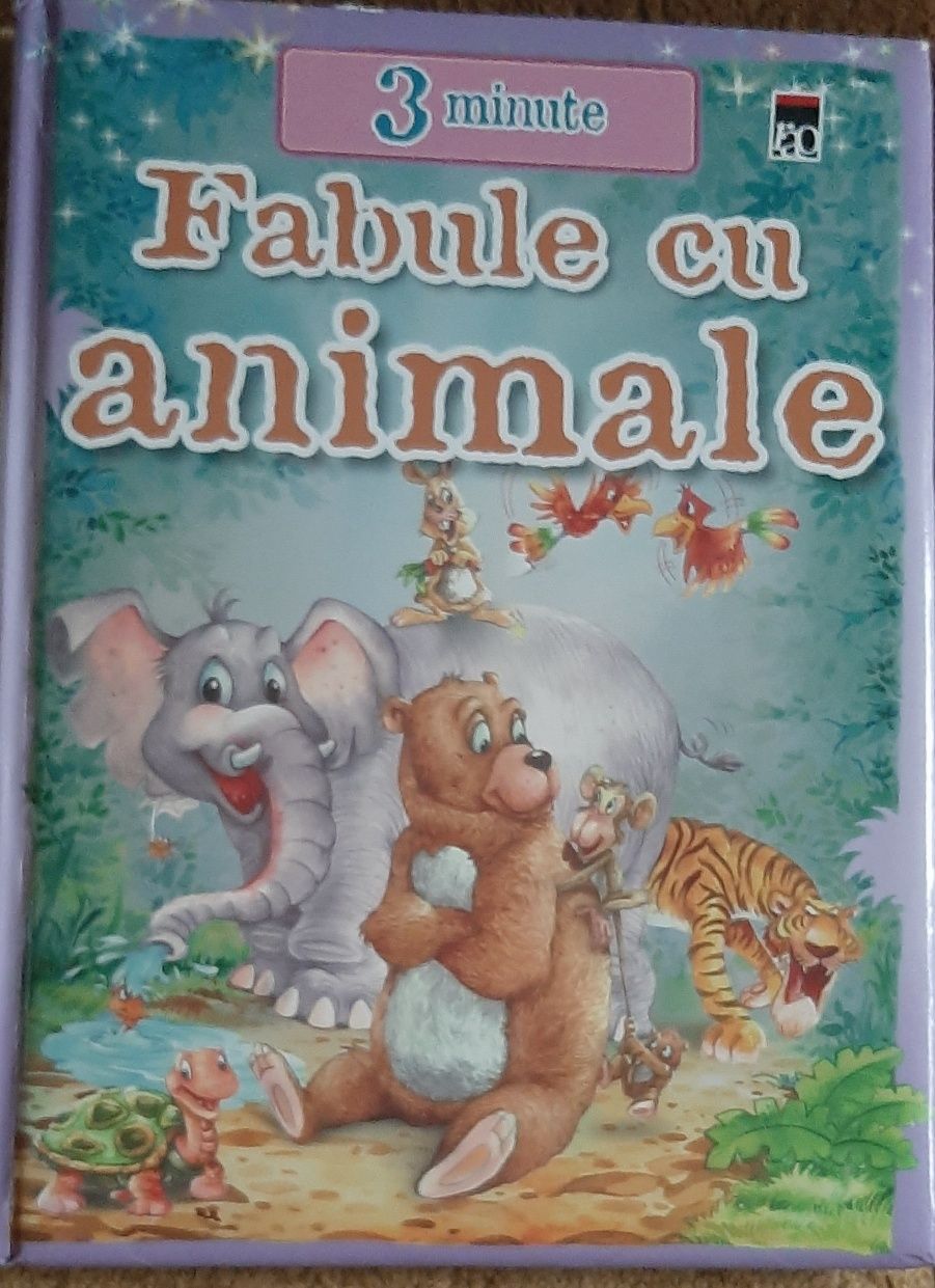 Fabule cu animale editura Rao format A4,