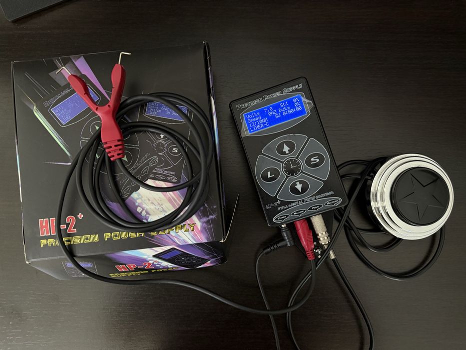 Kit tattoo sursa + pedala + clipcord