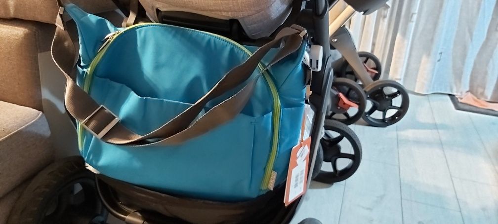 Geantă scutece Stokke urban blue