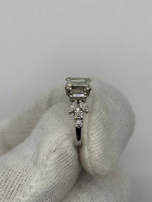 INEL AUR ALB 18K + 1 DIAMANT =1CT - VVS1 + 10 diam =0.70CT - Vintage !