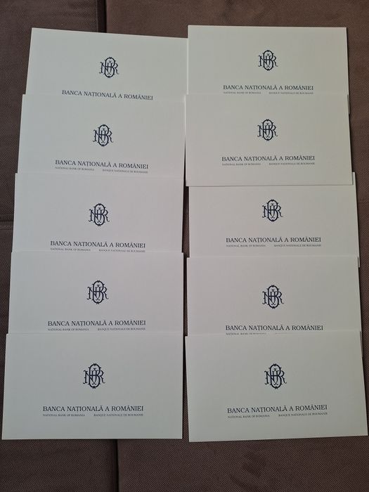 Vând Coala 20 lei plic BNR certificat