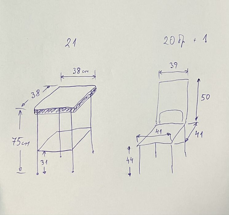 Столове за заведение