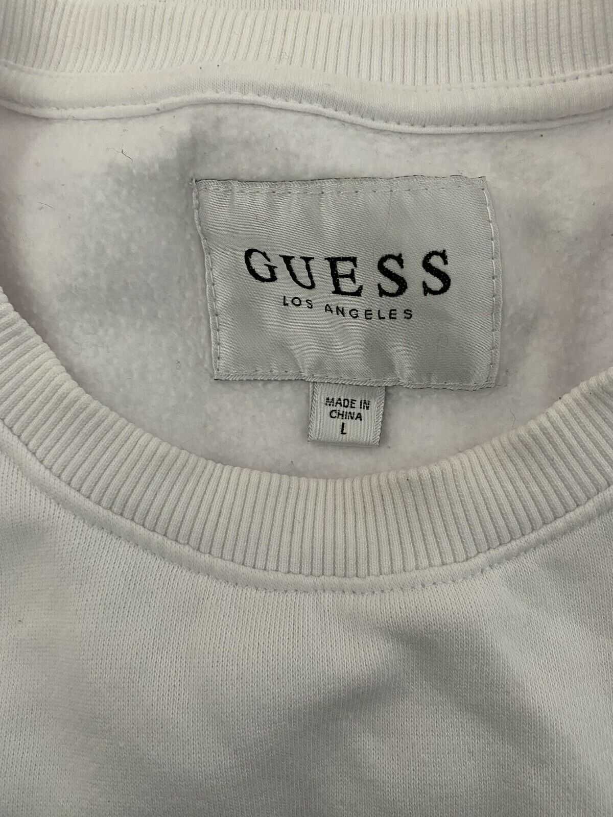 Bluza alba pentru barbati marca GUESS