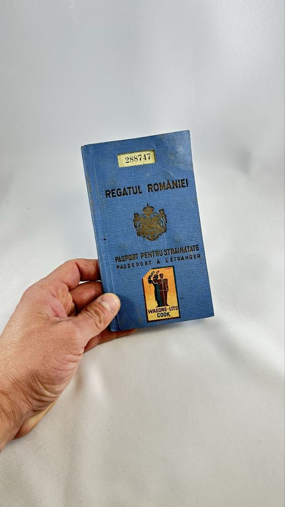 Pasaport vechi interbelic document regalist de colectie