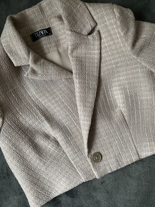 Твидовая двойка нежно розовый