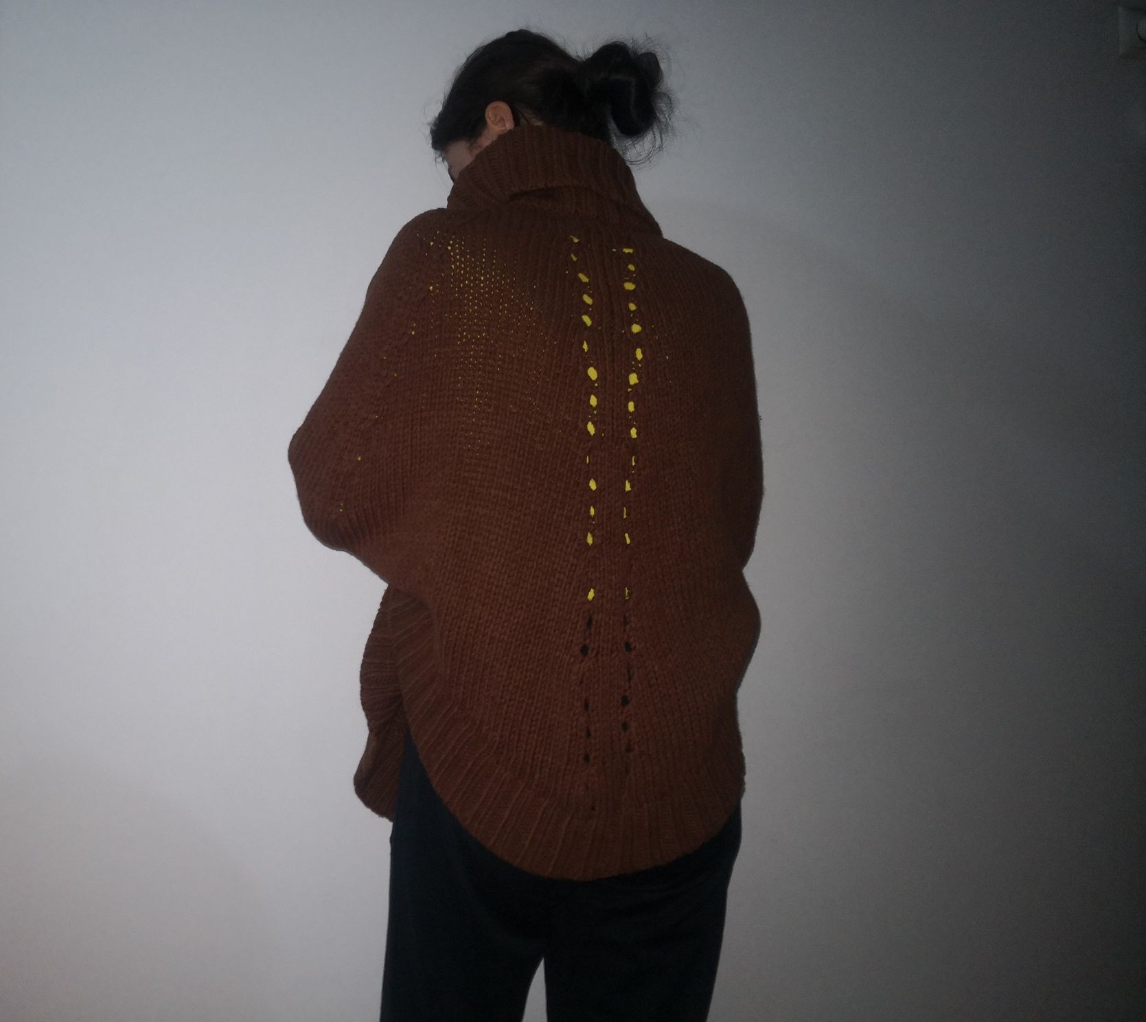 Poncho/cardigan dama Stefanel.