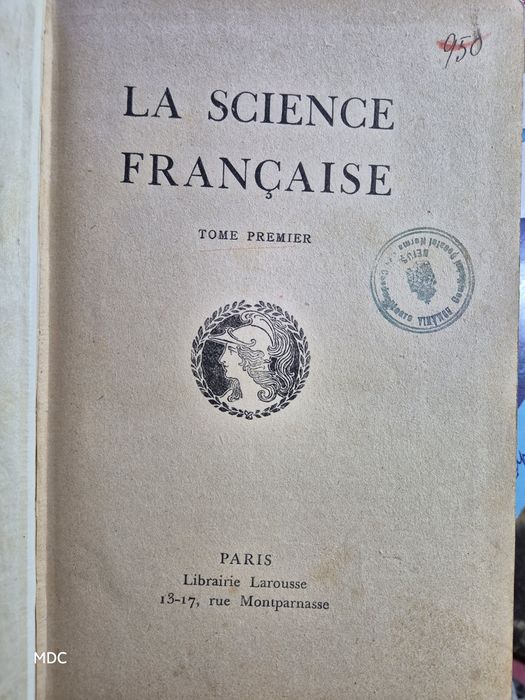 Vând cartea La science francaise 1915 Paris