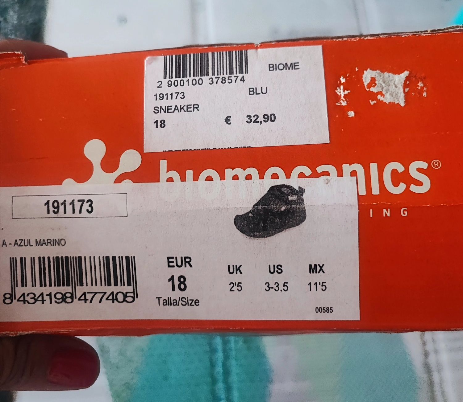 Бебешки пантофи Biomecanics