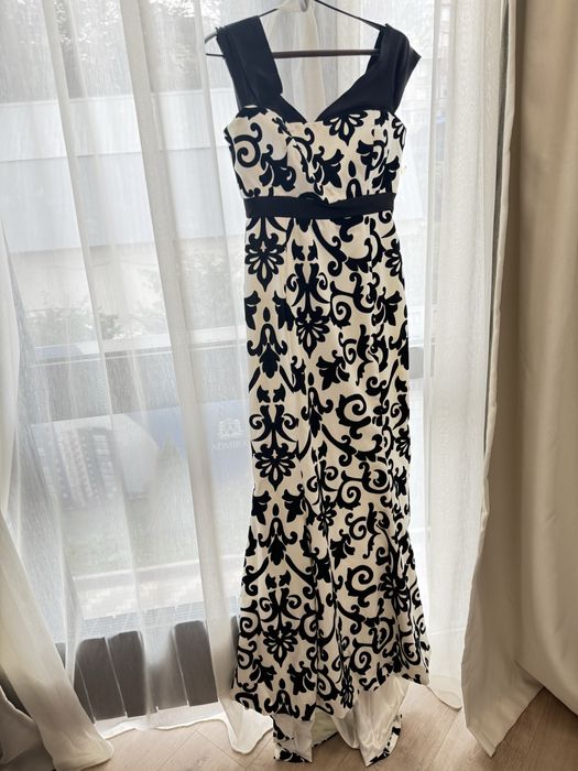 Платье вечернее в пол со шлейфом франция