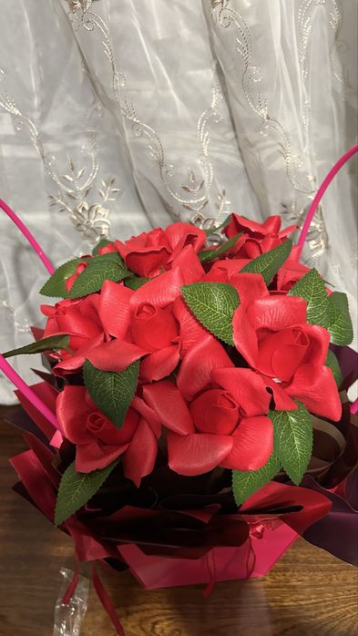 Цветы мыльные букеты 13 шт 5000