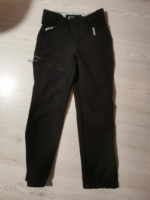 Pantaloni drumeție caldurosi softshell Quechua, 10-11 ani
