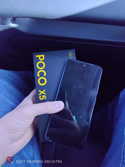 Poco x5 5g бу синий