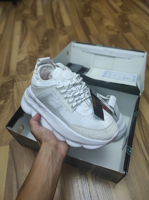 Versace chain reaction triple white