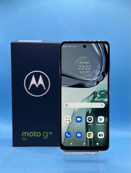 НОВ!!! Motorola Moto G62, 64GB, 4GB RAM, 5G, Midnight Grey