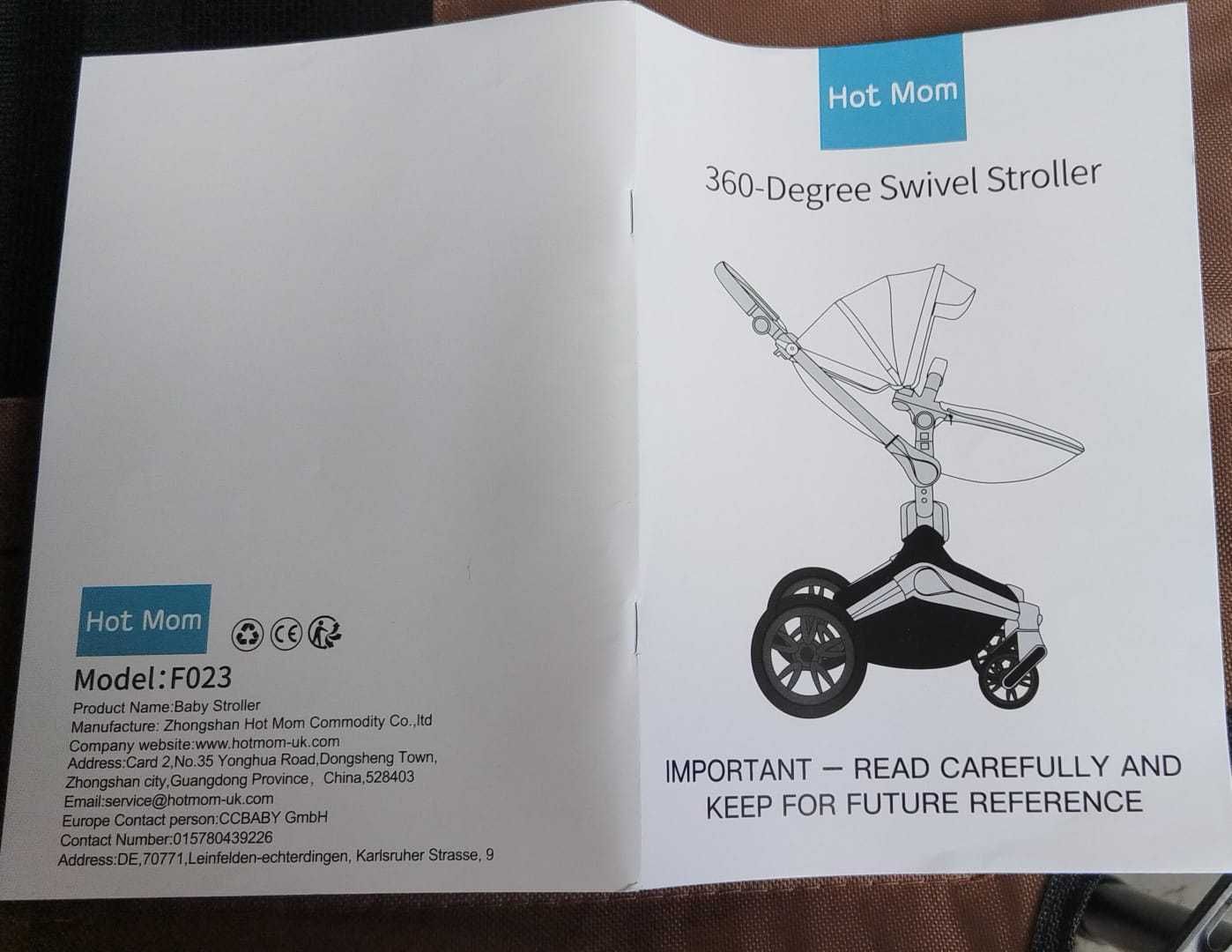 Carucior pentru bebelusi 2 in 1 Hot Mom, modern, multifunctional