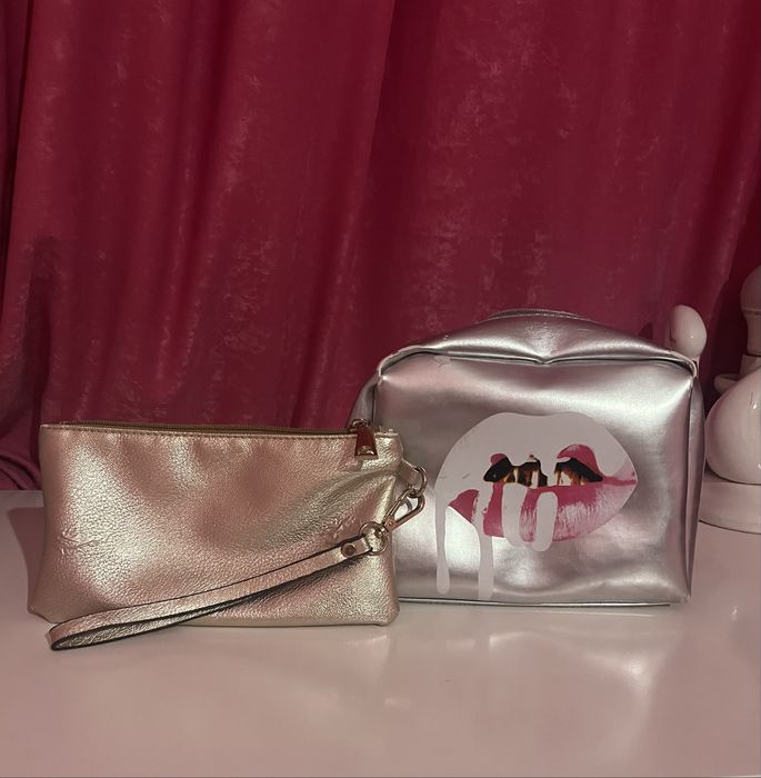 Блестящи чанти за козметика