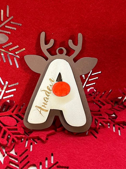 Персонализирани коледни играчки за елха