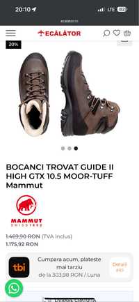 Bocanci Mammut nr 45 noi