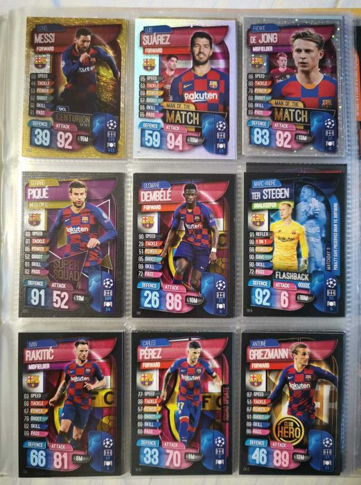 Colectie cartonase fotbalisti 2019/2020