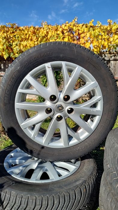 Jante Renault R16 5x114.3+Anvelope Michelin CrossClimate+senzori