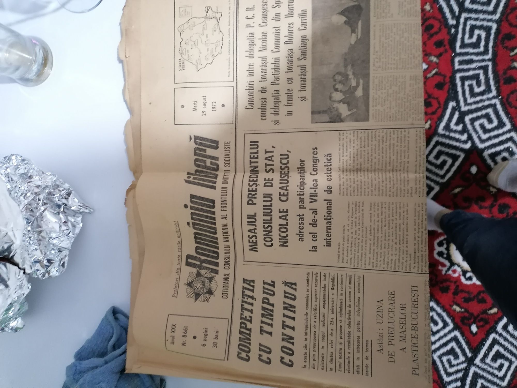 Ziar vechi anul 1972
