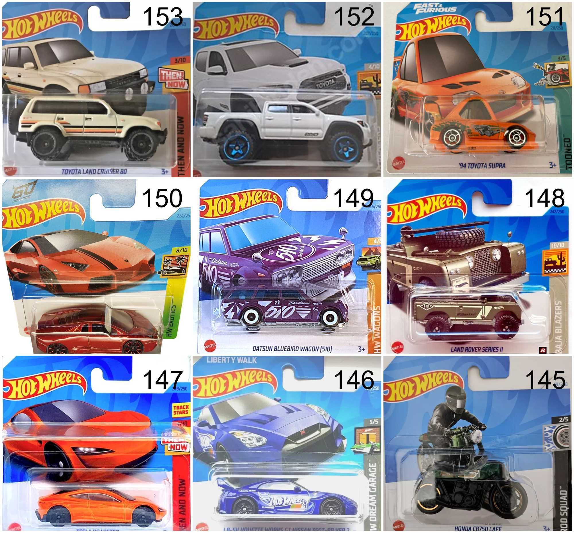 Метални колички Hot Wheels Хот Уиилс в мащаб 1:64 От различни години 1