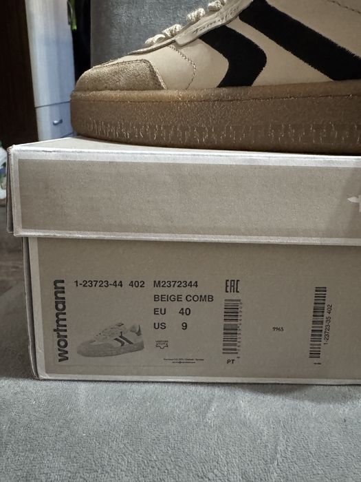 Tamaris Ledersneakers Beige Eur40 unisex