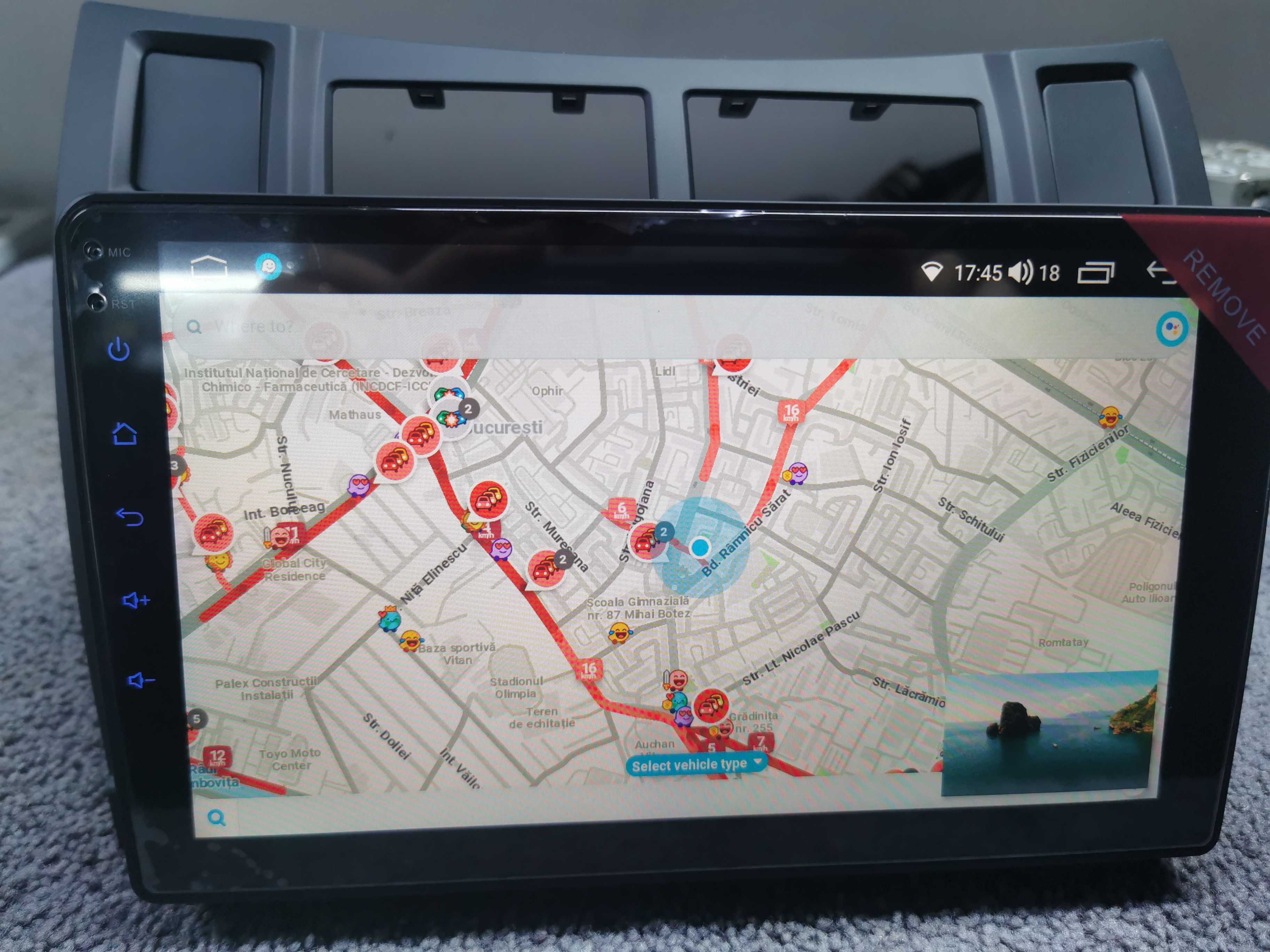 Navigatie Android Toyota Yaris 2008-2012  4/64GB   QLED