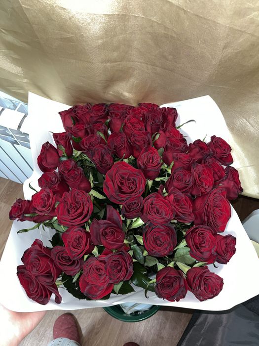 цветы 51 штук,метровый ,свежий