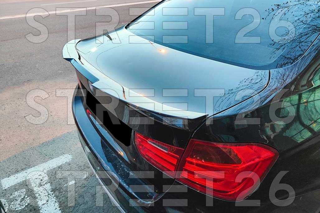 Eleron Portbagaj Lip BMW Seria 3 F30 (12-19) M4 Design Negru Lucios