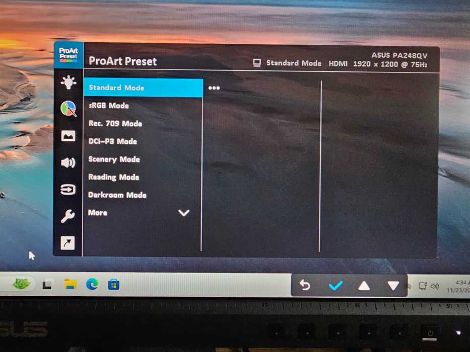 Asus Pro Art PA248QV | 75 Hz | IPS | 24.1 inch | 1920x1200| в гаранция