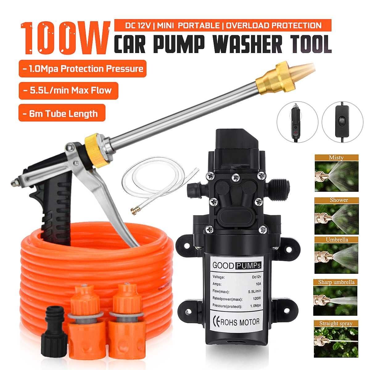 Instalatie spalat cu presiune alimentare 12V