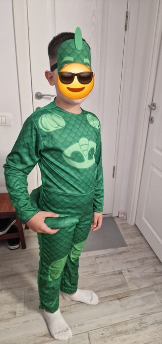 Costum Eroi in Pijama cu 2 personaje - Sopi (Soparla) si Pisoi