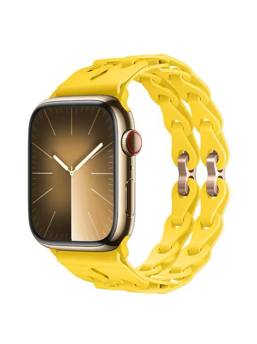 Curea Silicon Impletita Compatibil Ceas Apple Watch Husa Folie Silicon