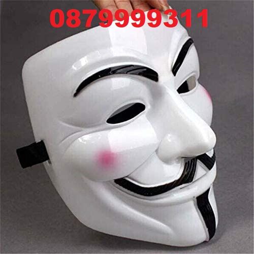 Маската на Анонимните/Anonymous mask/Vendetta mask вендета хелоуин мас