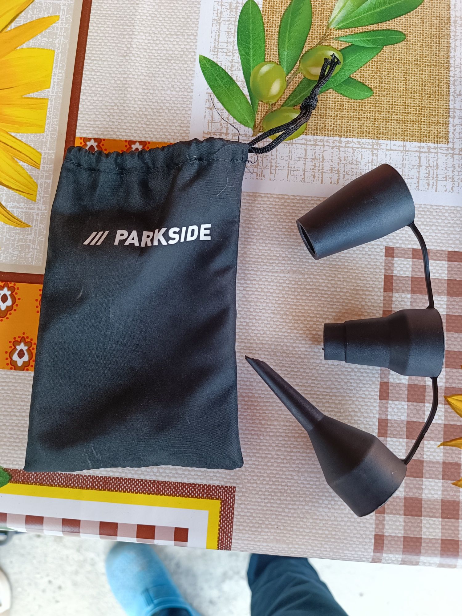 Преносим компресор parkside