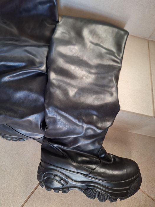 Дамски чизми кожа